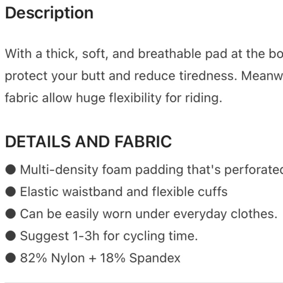 NWT Gray padded Santic New Week Women’s Underwear for biking - Picture 4 of 8